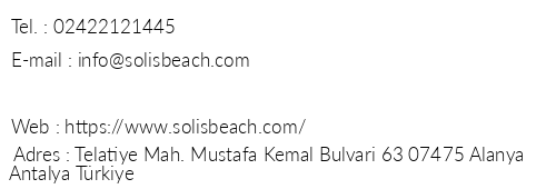 Silos Beach Hotel telefon numaralar, faks, e-mail, posta adresi ve iletiim bilgileri